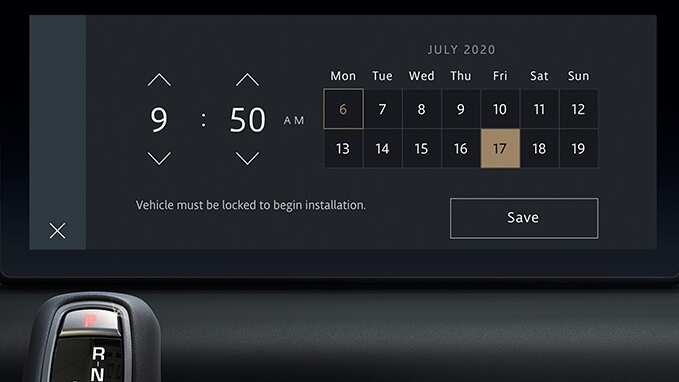 SCHEDULE INSTALLATION