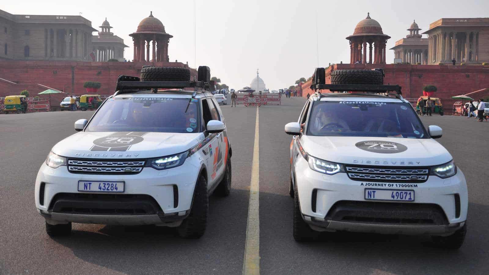 Range Rovers in Nepal