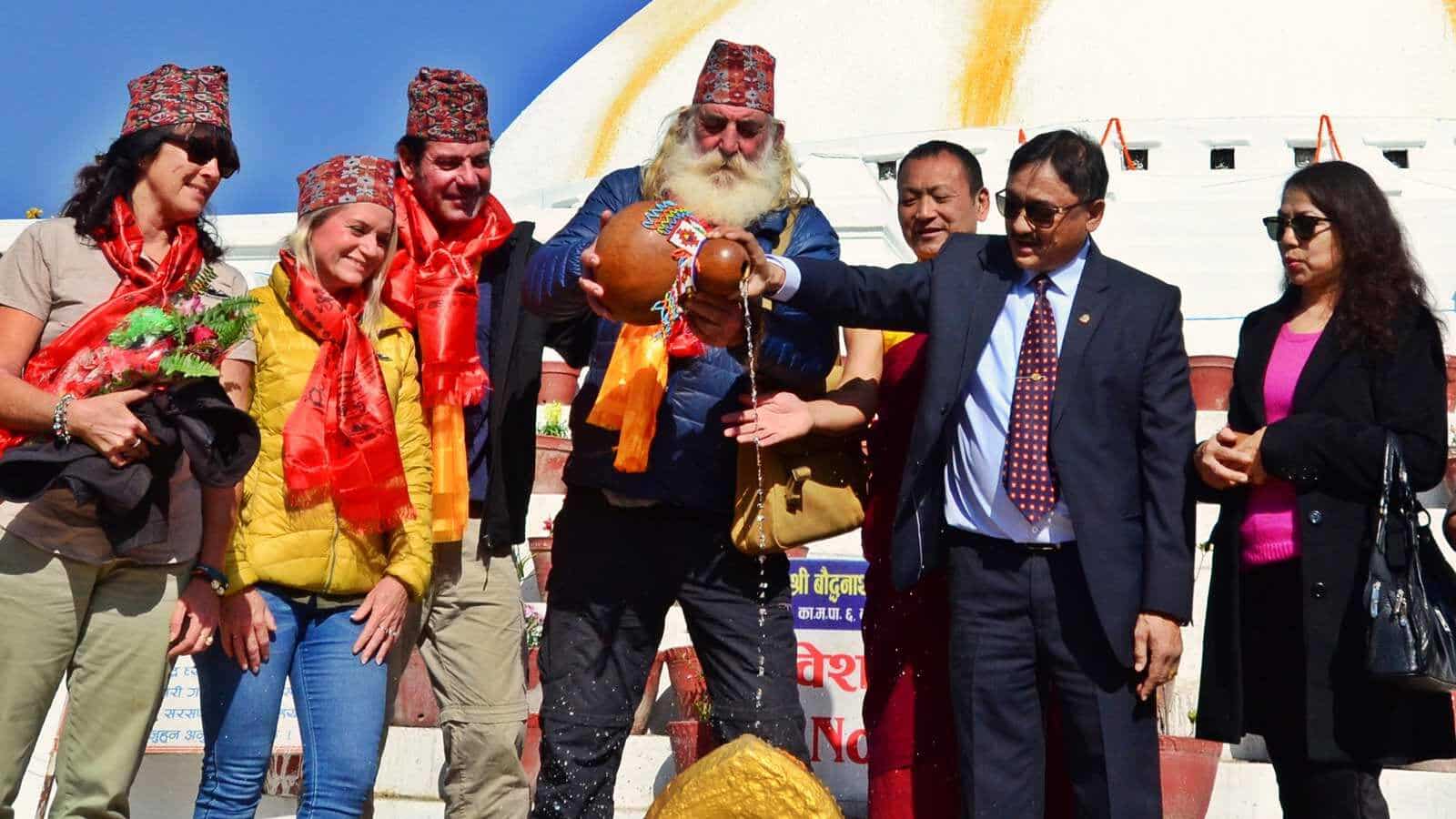 Welcoming ceremony