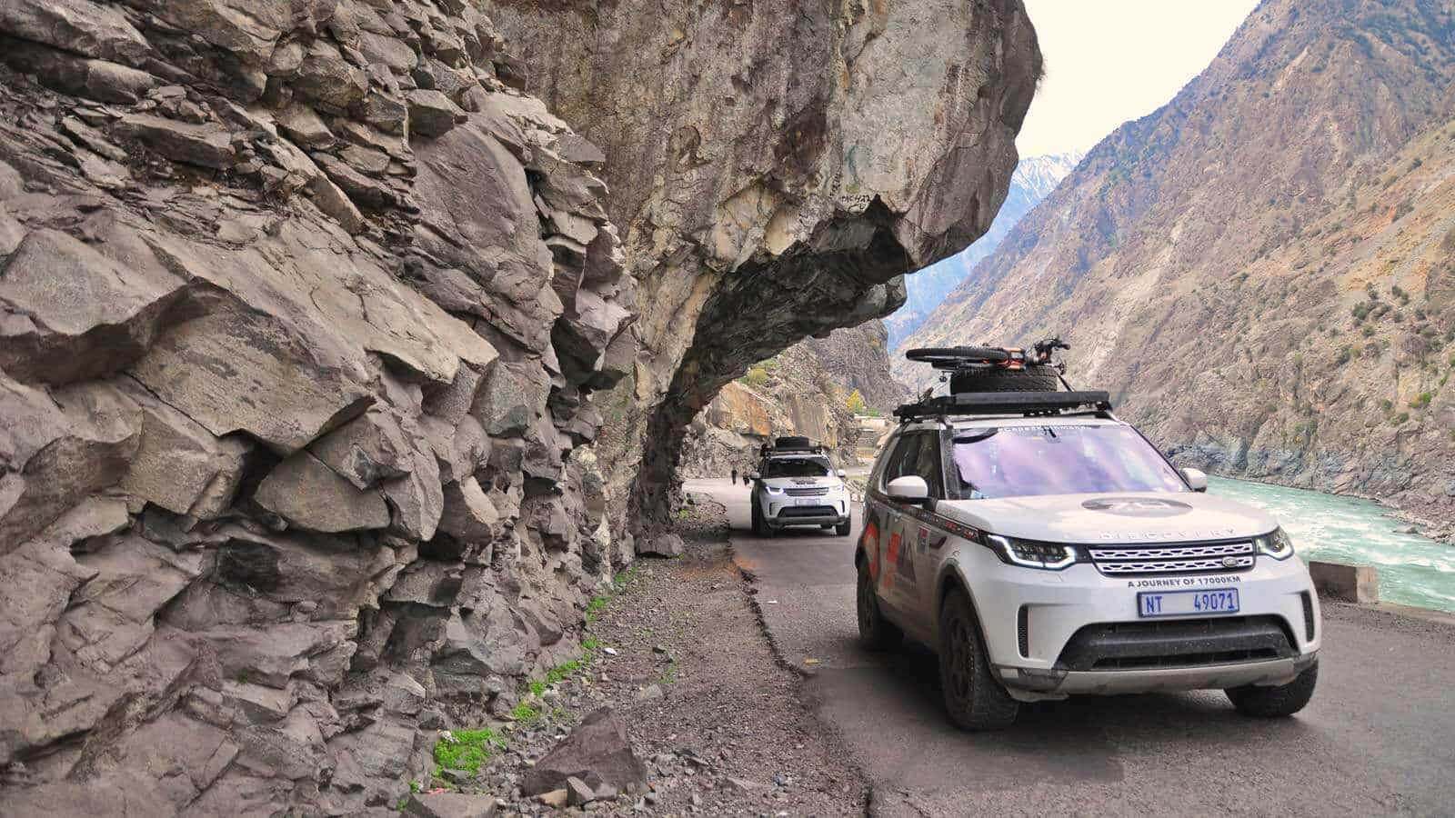 Driving in the mountains
