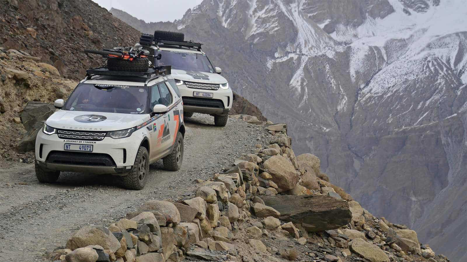 Driving in the mountains
