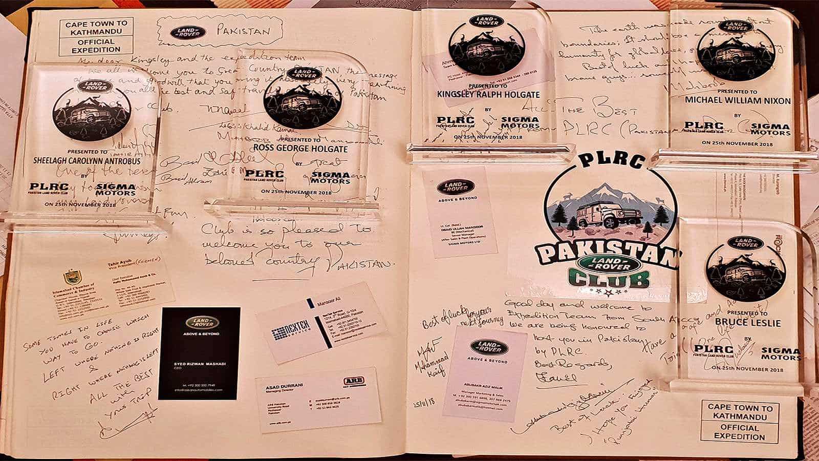 Signed Official Expedition Book - Pakistan