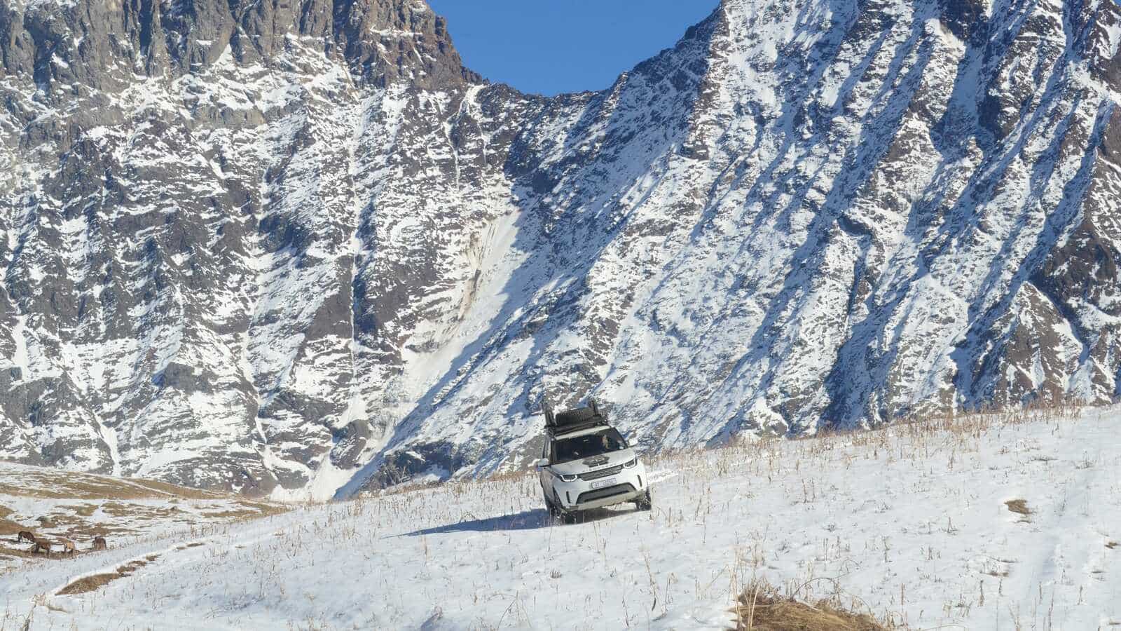 Driving in the mountains