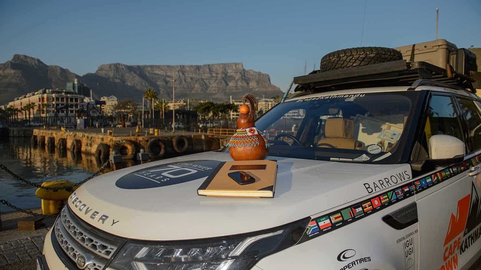 Land Rover and Kingsley Holgate Cape to Kathmandu send off