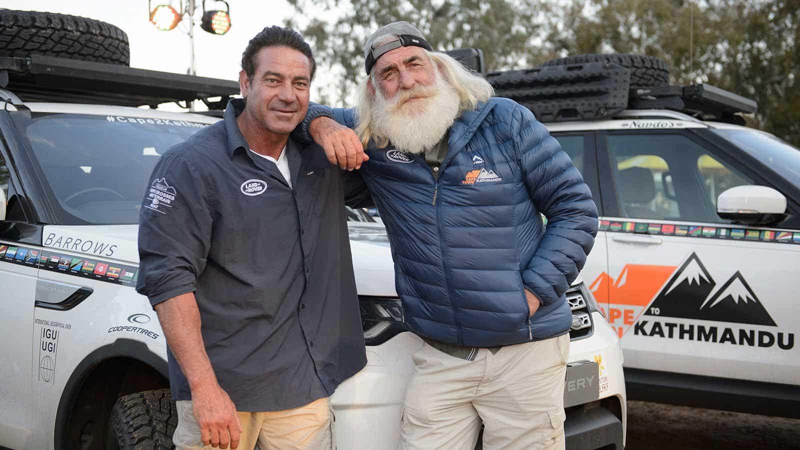 Land Rover and Kingsley Holgate Cape to Kathmandu send off